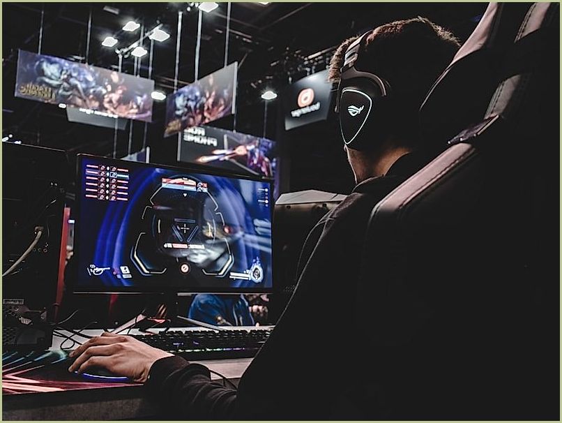 Thai Gamer with Gaming Setup
